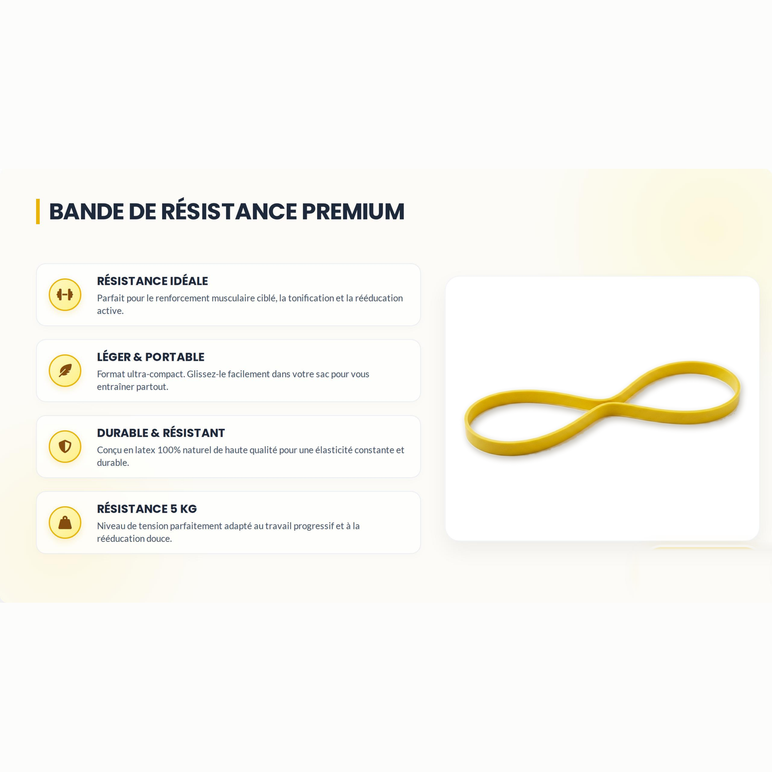 Élastique de rééducation 5kg