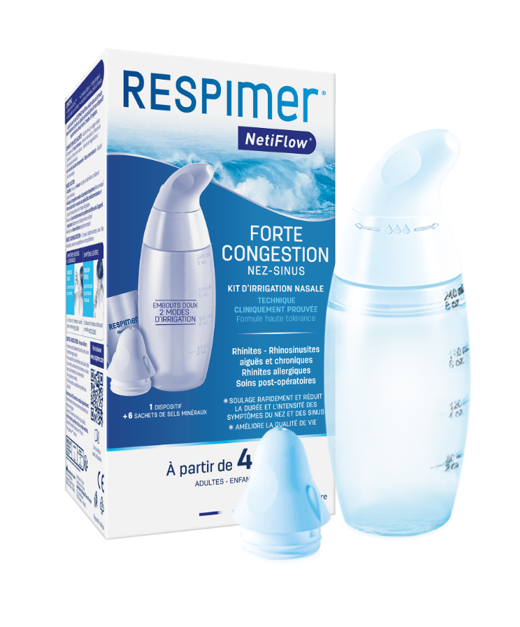 Respimer NetiFlow - Kit d'irrigation nasale grand volume