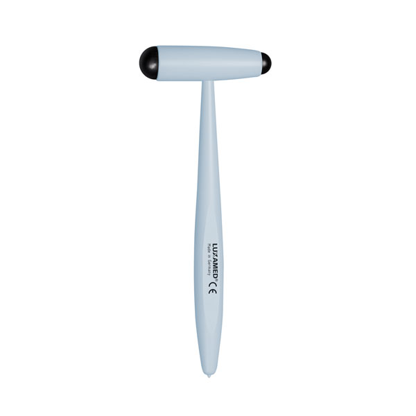 Marteau à réflexes Buck, aluminium - LUXAMED ® - 18cm blanc