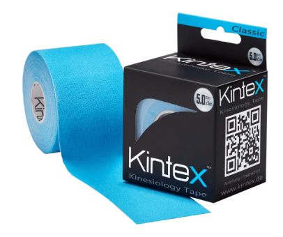 Bande KINESIOLOGIE Taping Bleue 5cm x 5m